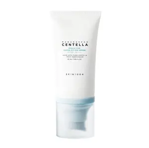 SKIN1004 Centella Hyalu-Cica Water-Fit Sun Serum Original Korean Formulation SPF 50+PA++++, Lightweight Sunscreen for Daily Use, Travel Essentials, Korean Sunscreen, No White Cast, Watery and Creamy Texture, Korean Skin Care, Sunscreen for Sensitive Skin